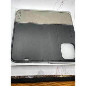TUCCH iPhone 15 Pro Wallet Case Magnetic Closure Card‎ Slots Protective